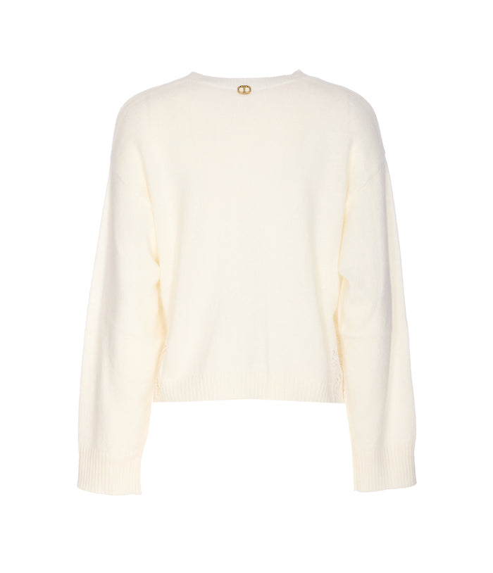 Twin-Set Sweaters White Polyamide