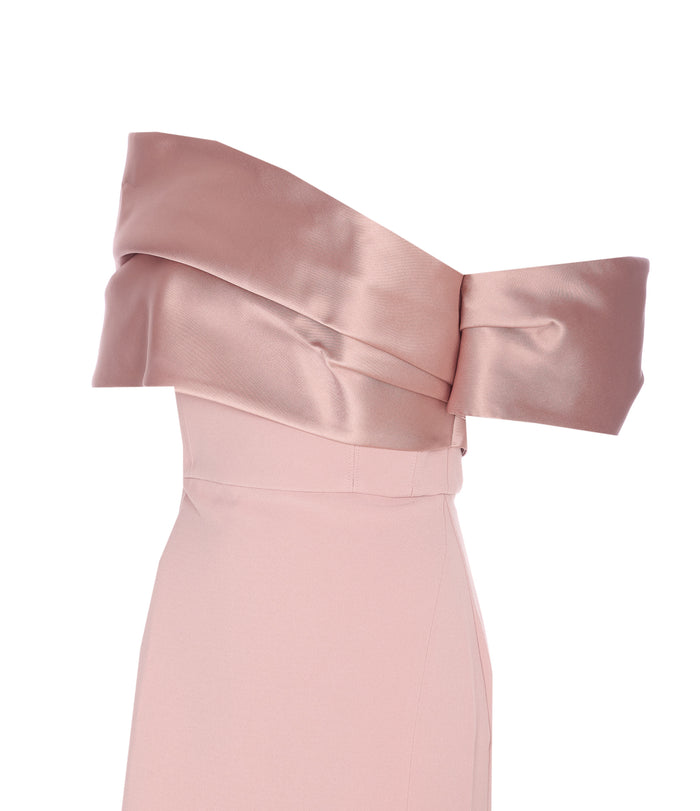 Solace London Dresses Pink Polyester
