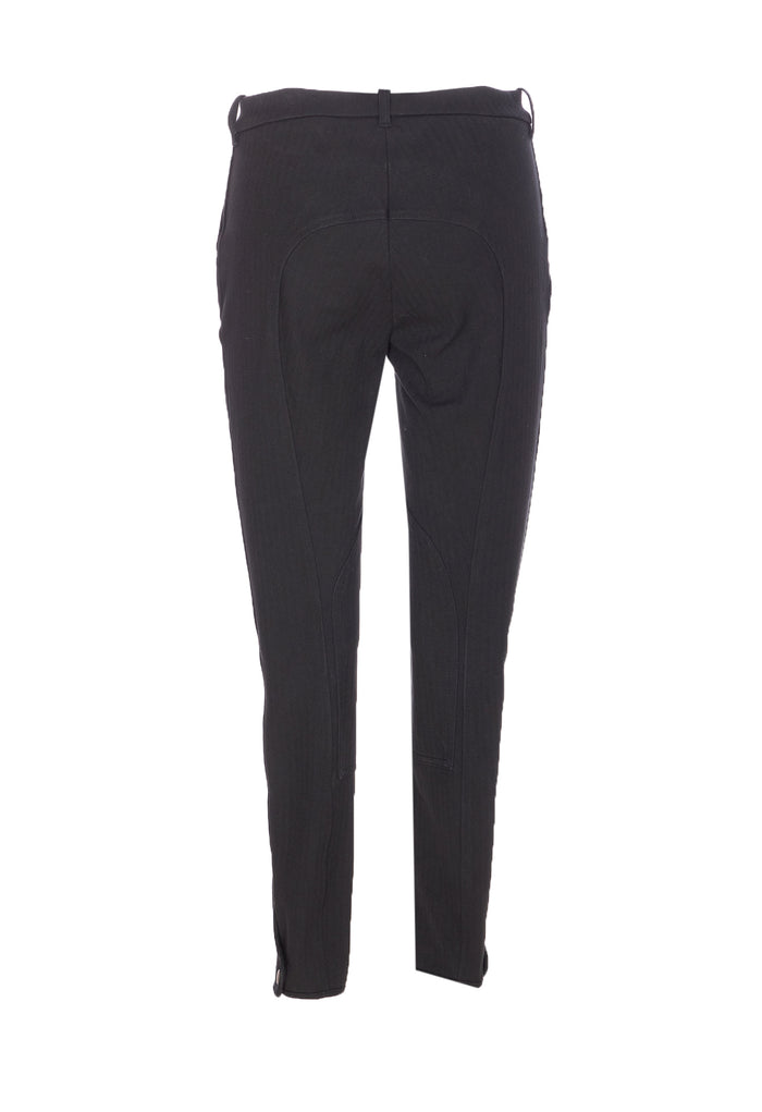 Burberry Trousers Black Cotton