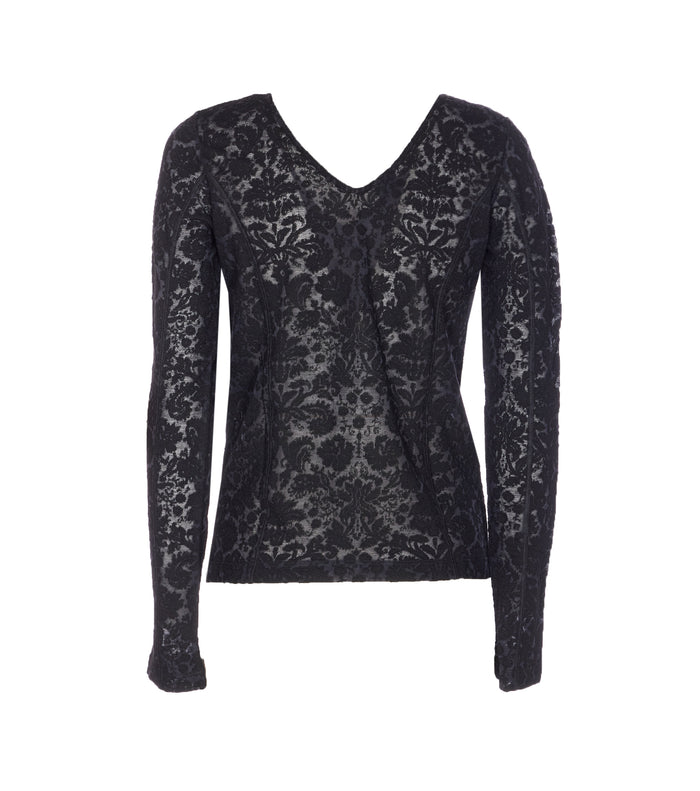 Pinko Sweaters Black Wool