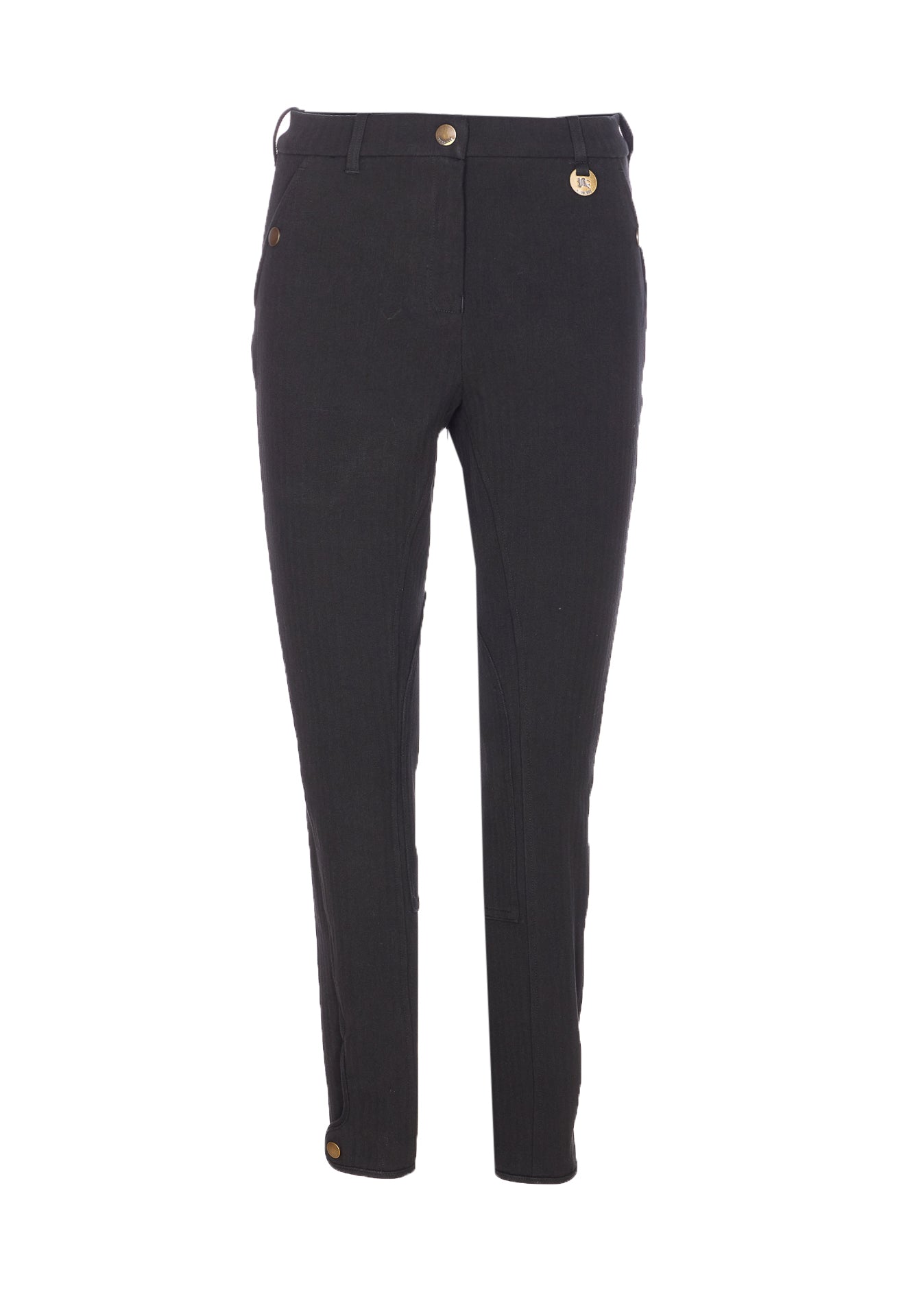 Burberry Trousers Black Cotton