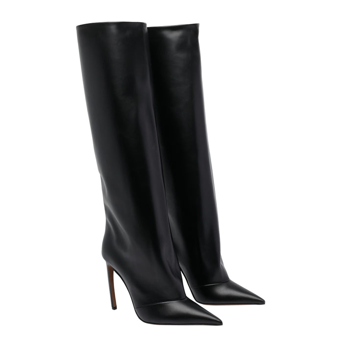 Dolce & Gabbana Boots Black Calf Leather/leather Sole