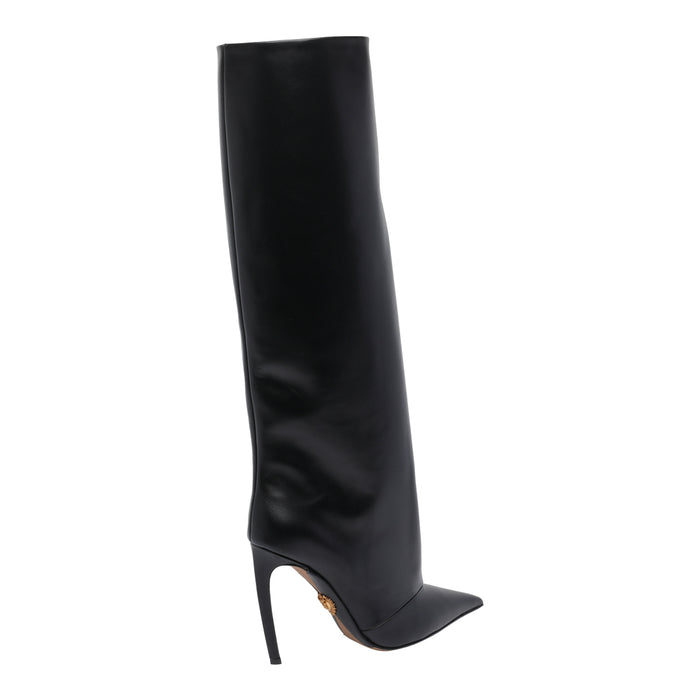 Dolce & Gabbana Boots Black Calf Leather/leather Sole