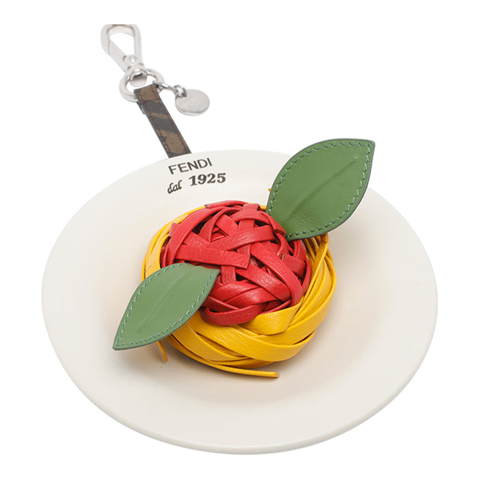 Fendi Keychains White Calf Leather