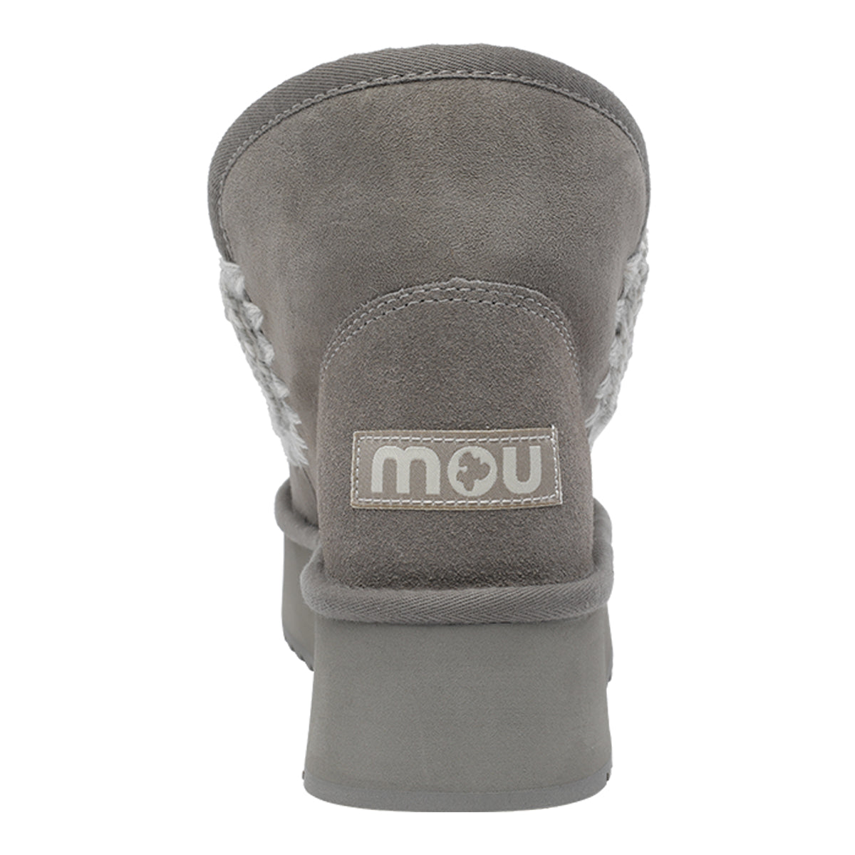Mou Sneakers Grey Suede Leather/rubber Sole