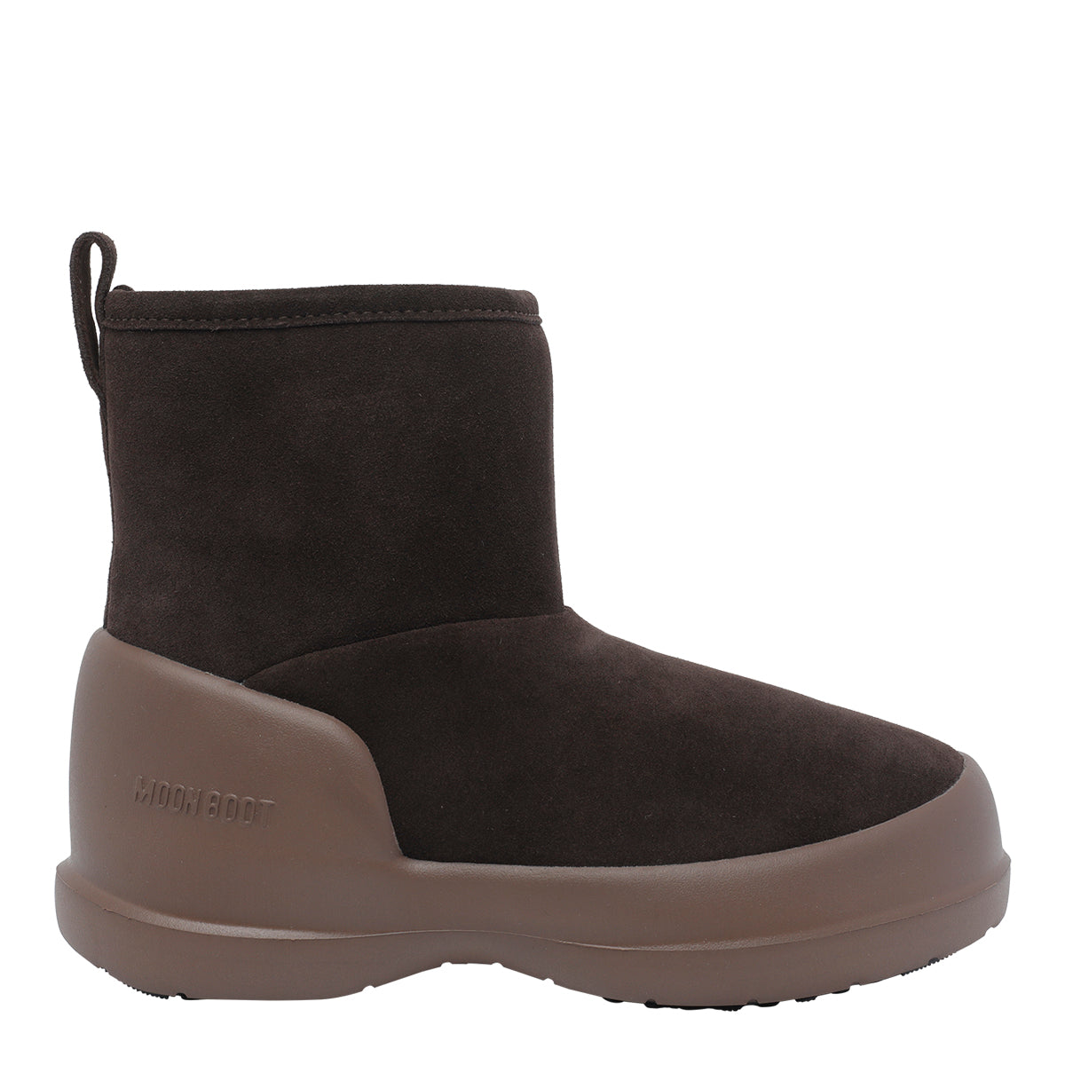 Moon Boot Brown Suede Leather/rubber Sole