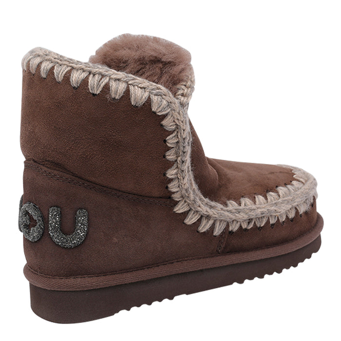 Mou Boots Brown Suede Leather/rubber Sole