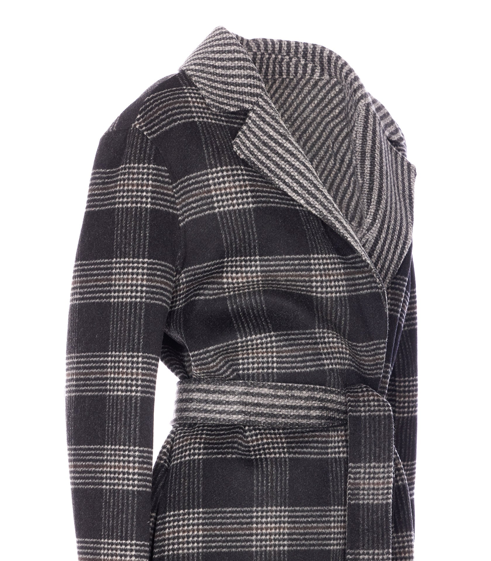 Twin-set Coats Grey Wool