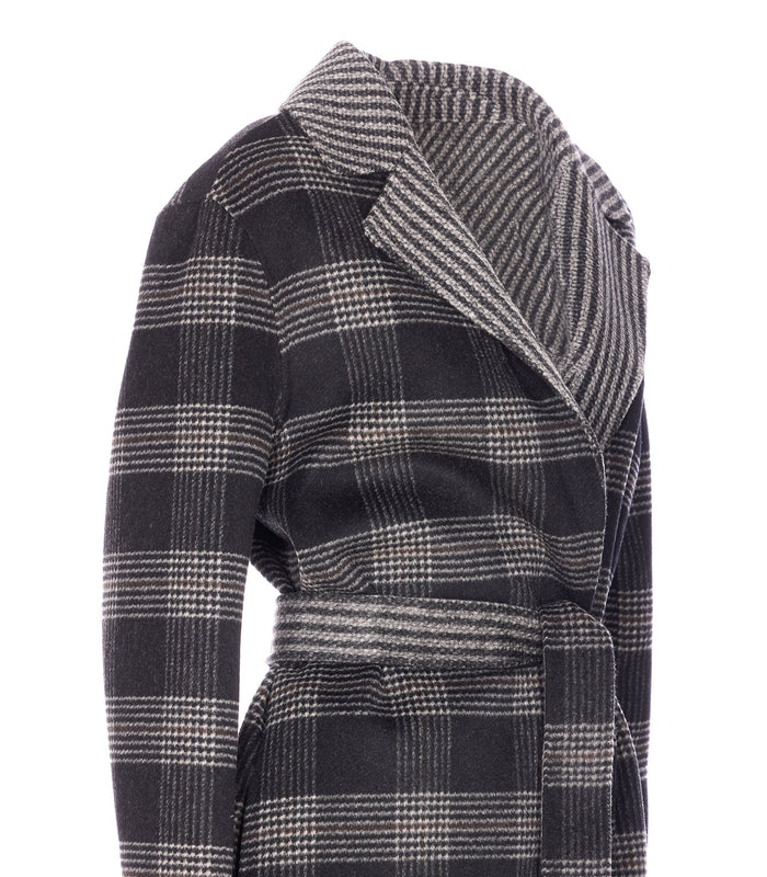 Twin-set Coats Grey Wool
