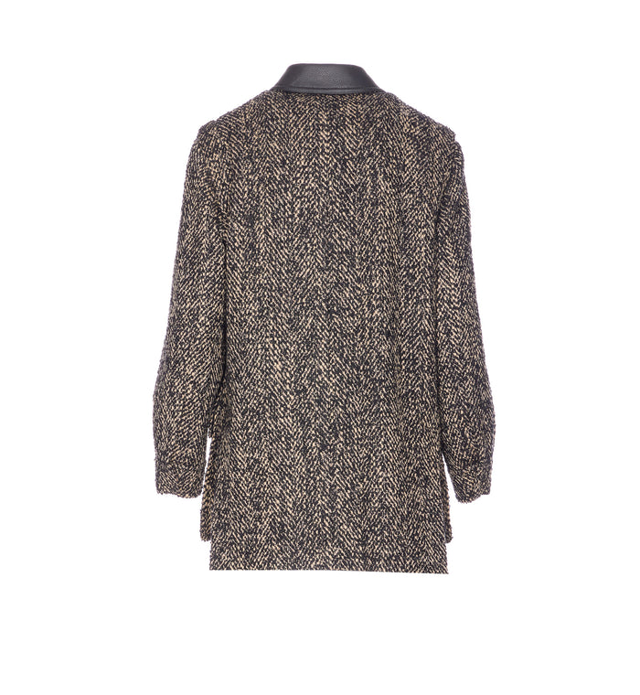 Max Mara Coats Brown Virgin Wool