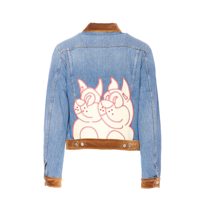 Marni Coats Blue Cotton
