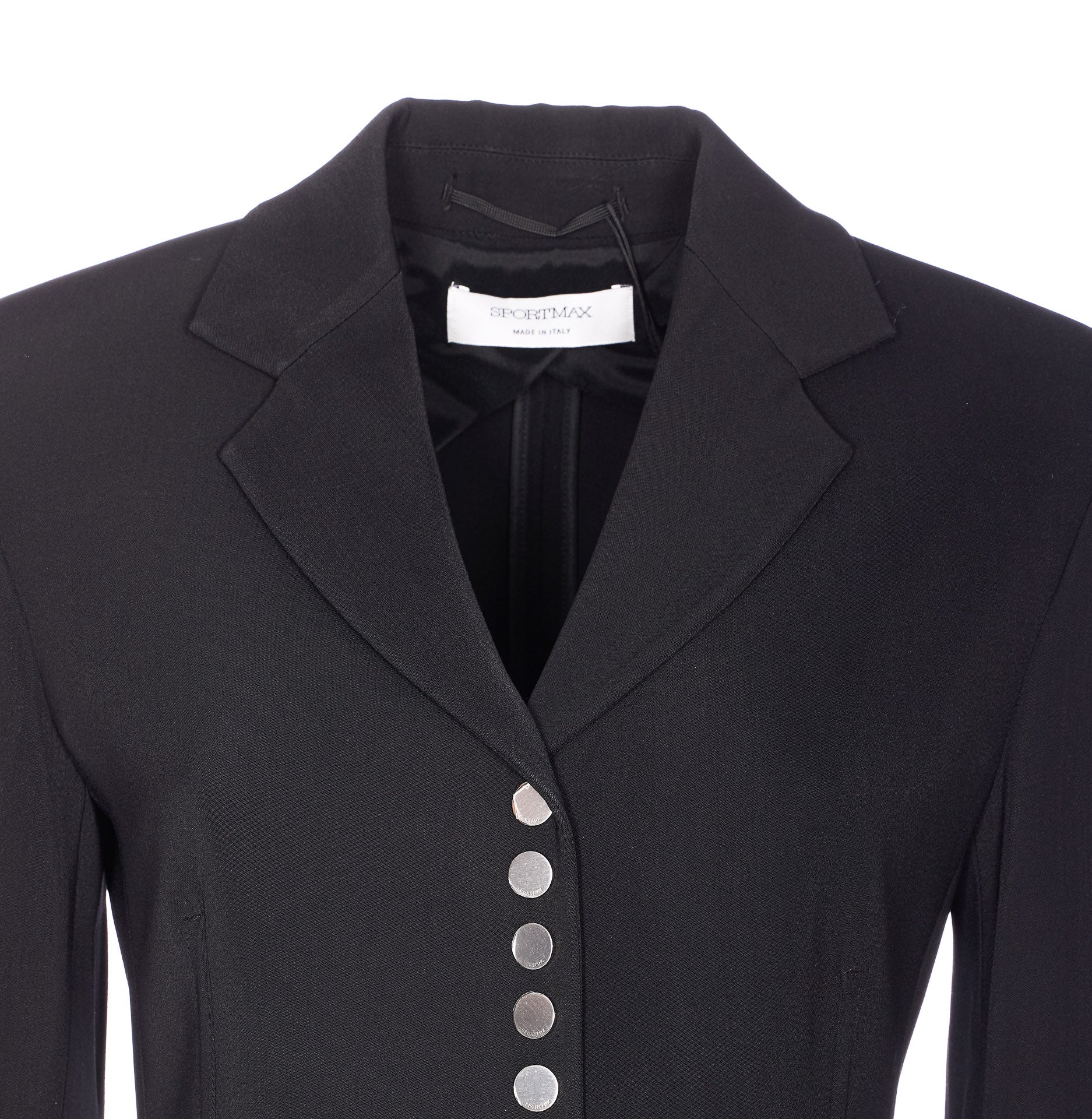 Sportmax Jackets Black Viscose