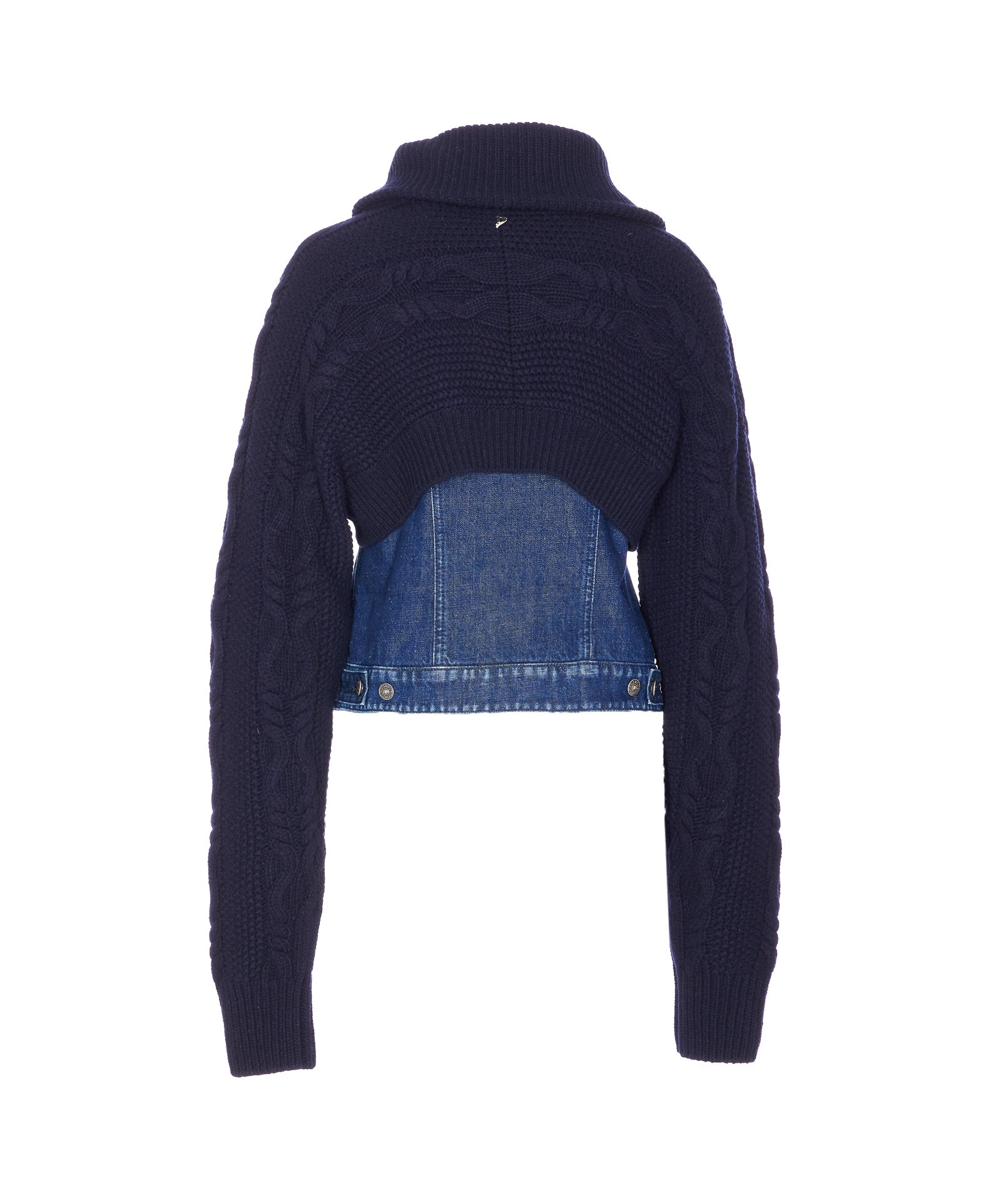Dondup Coats Blue Cotton