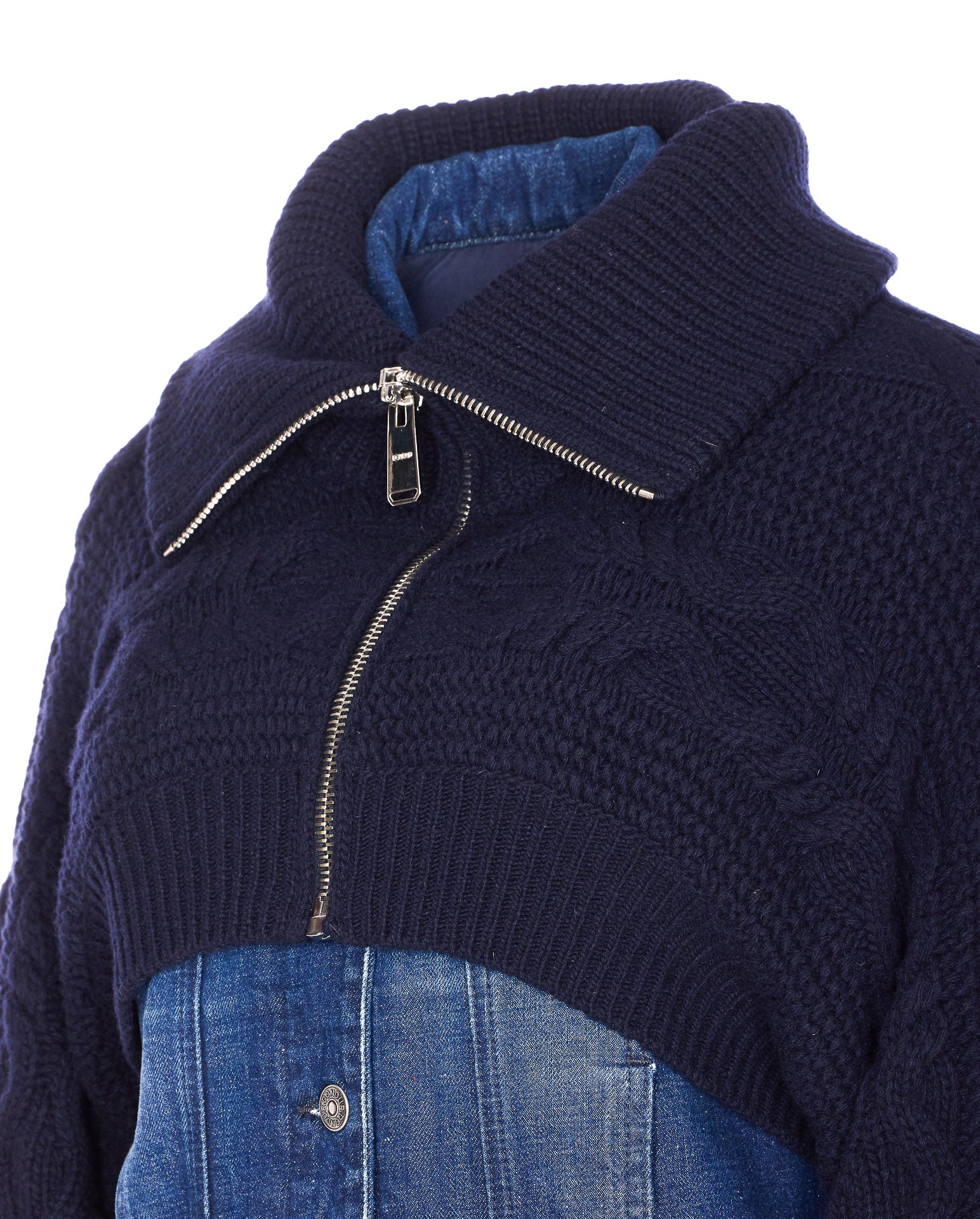 Dondup Coats Blue Cotton
