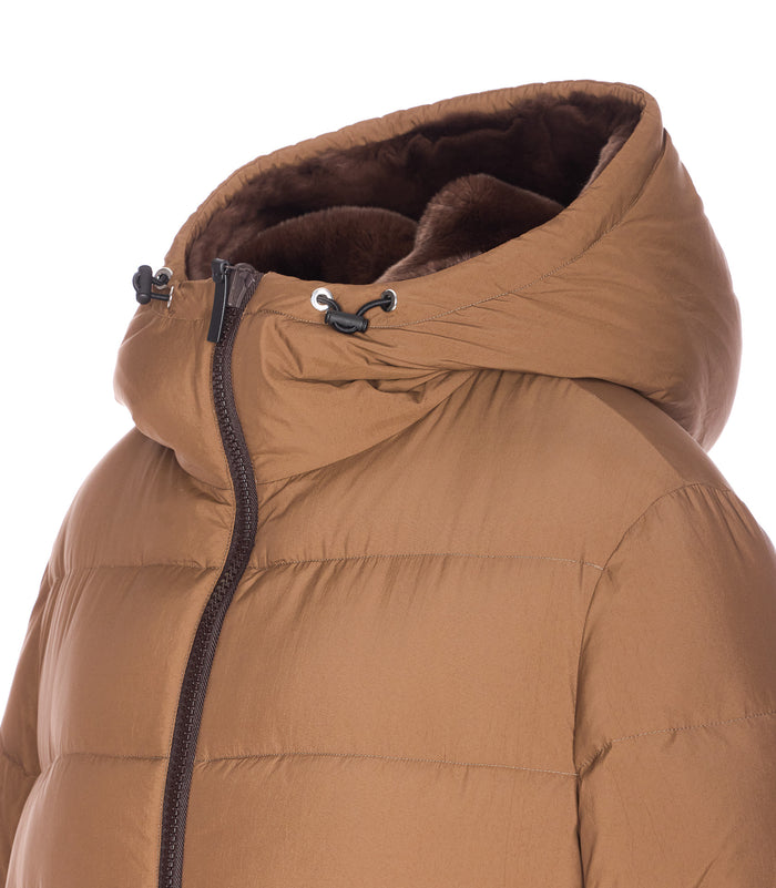 Yves Salomon Jackets Brown Rex