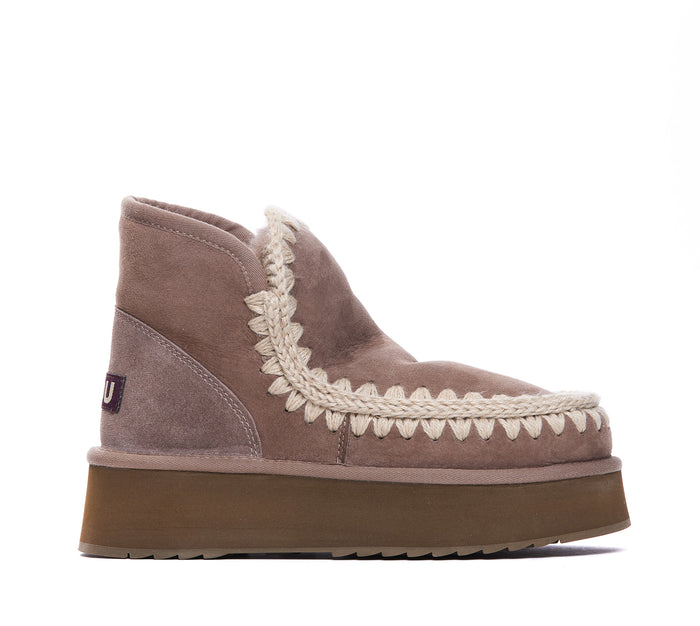 Mou Sneakers Grey Suede Leather/rubber Sole