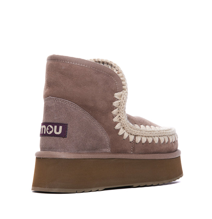 Mou Sneakers Grey Suede Leather/rubber Sole
