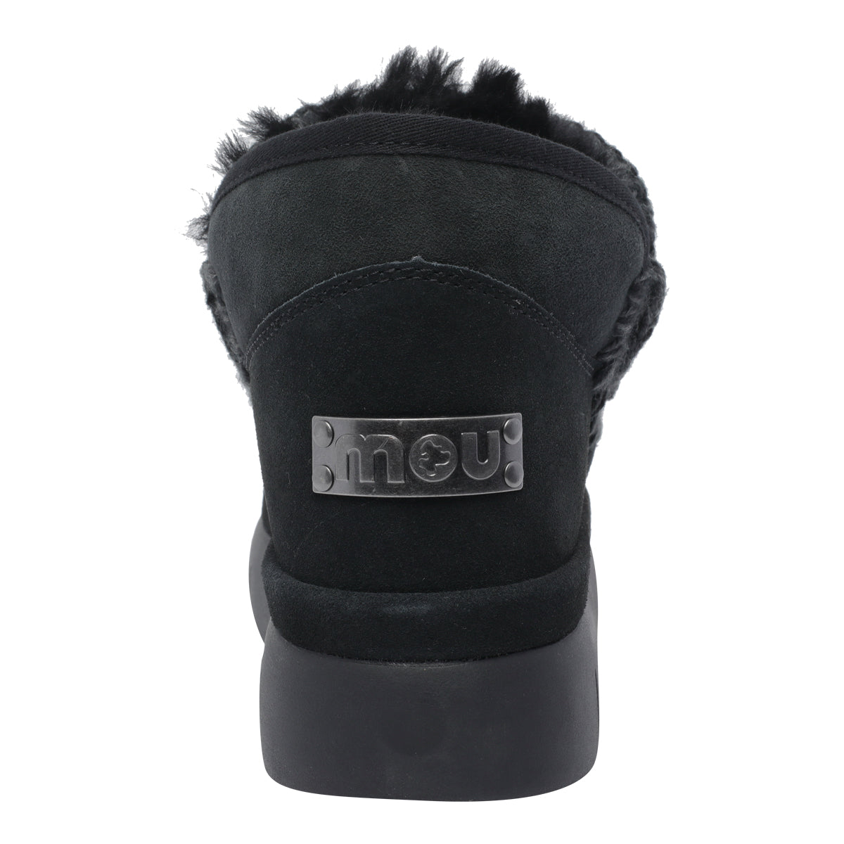 Mou Sneakers Black Calf Leather/rubber Sole