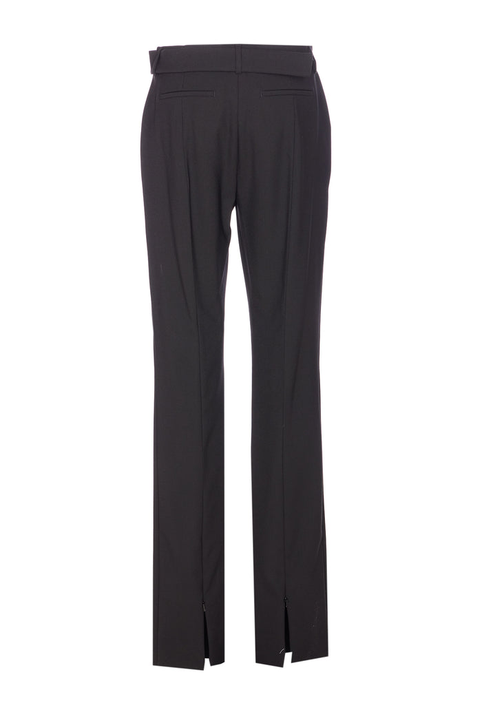 Sportmax Trousers Black Virgin Wool