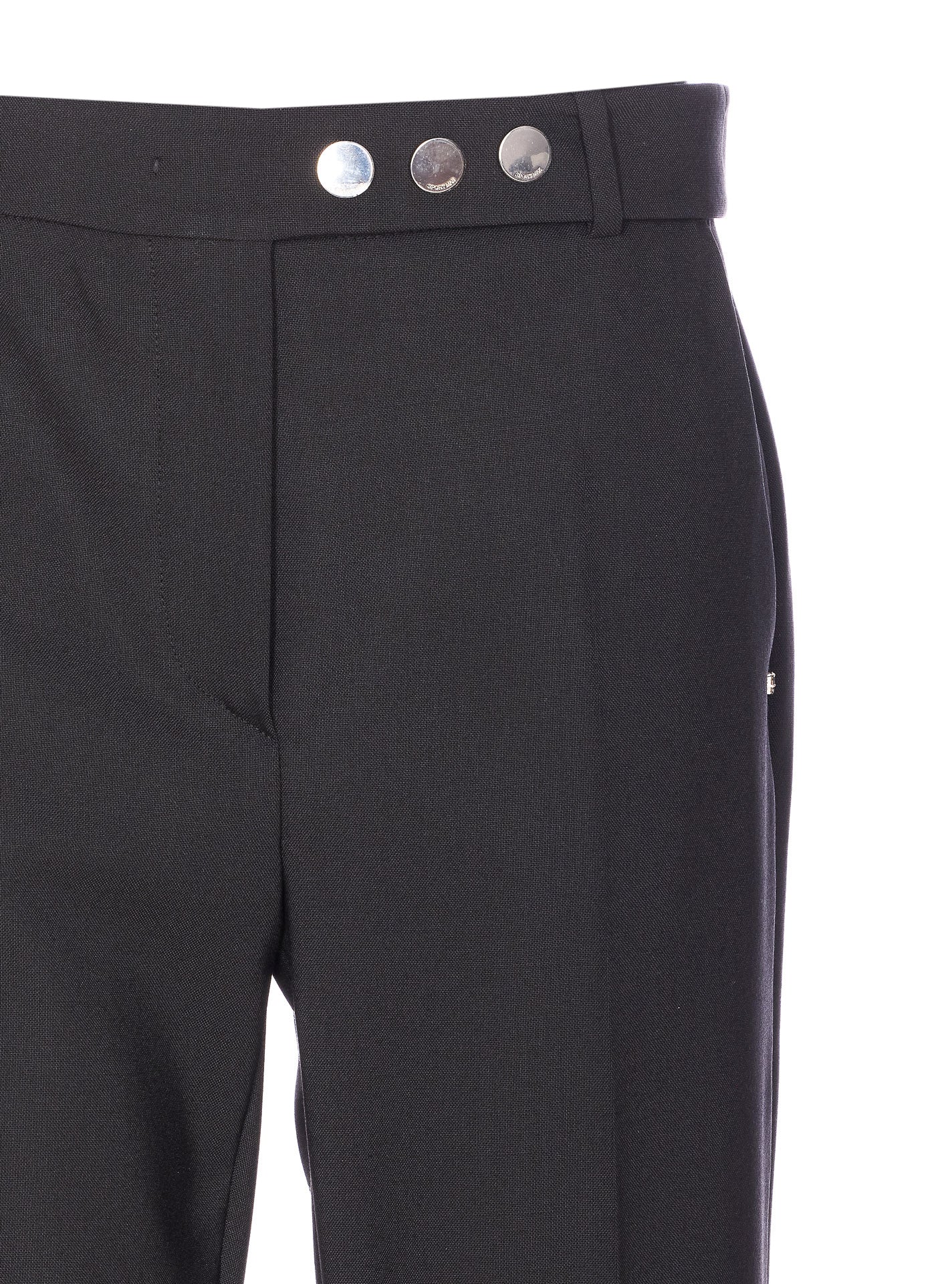 Sportmax Trousers Black Virgin Wool
