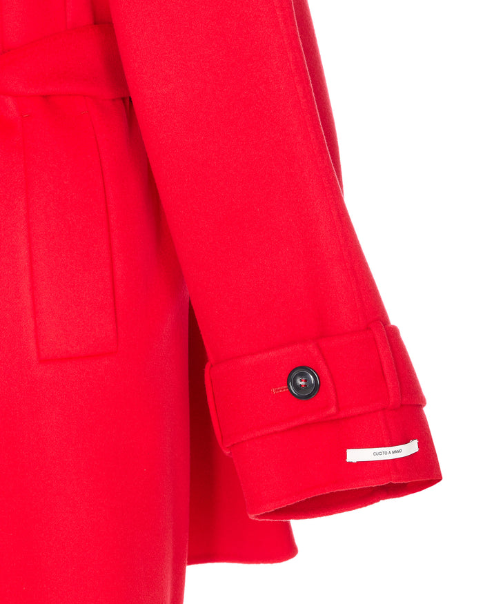 Sportmax Coats Red Virgin Wool