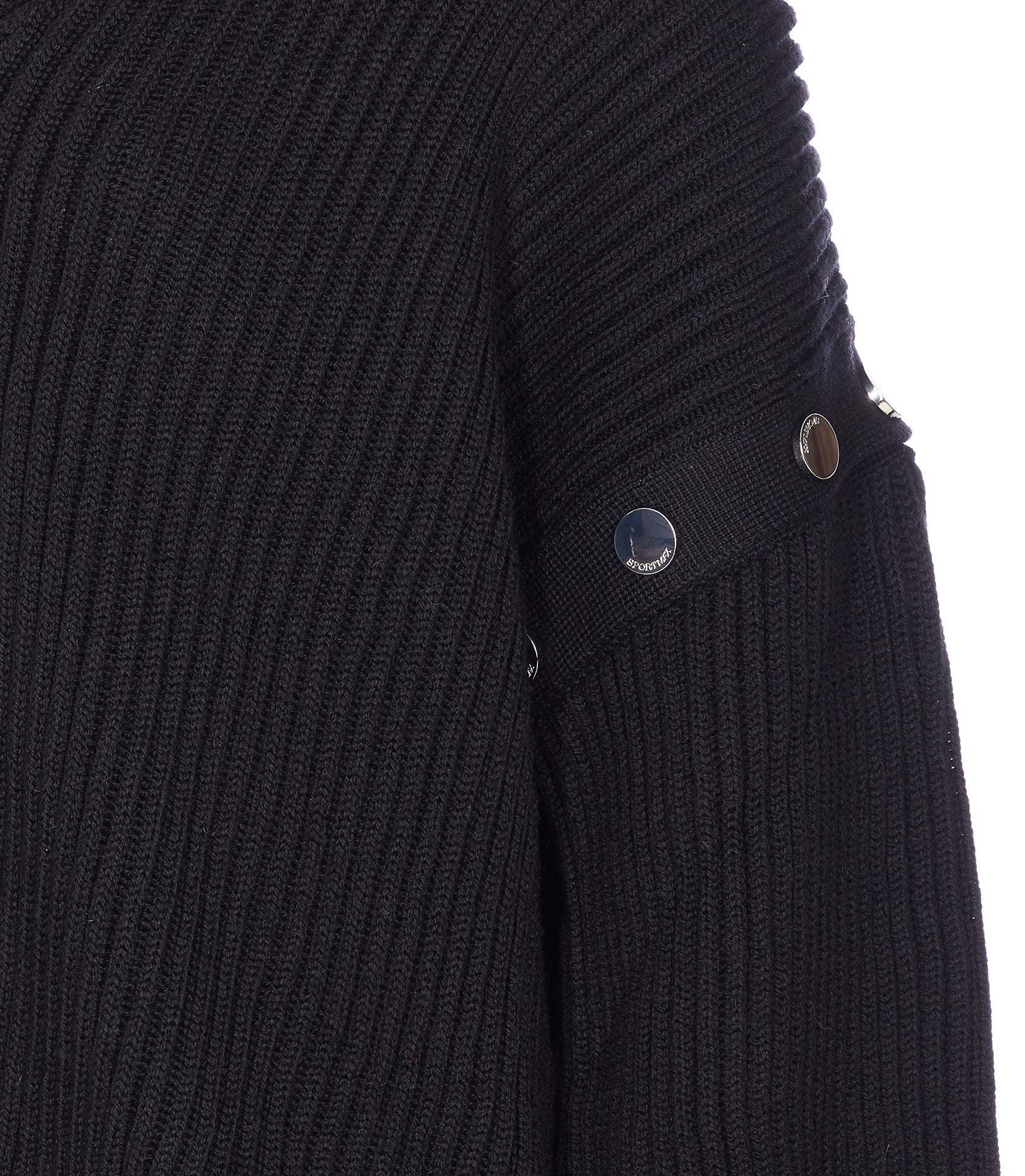 Sportmax Sweaters Black Virgin Wool