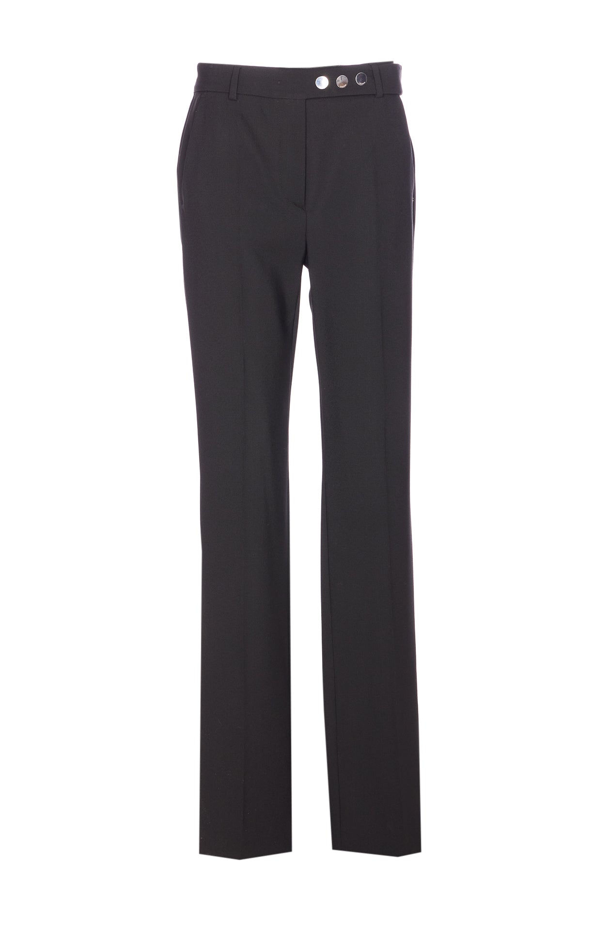 Sportmax Trousers Black Virgin Wool