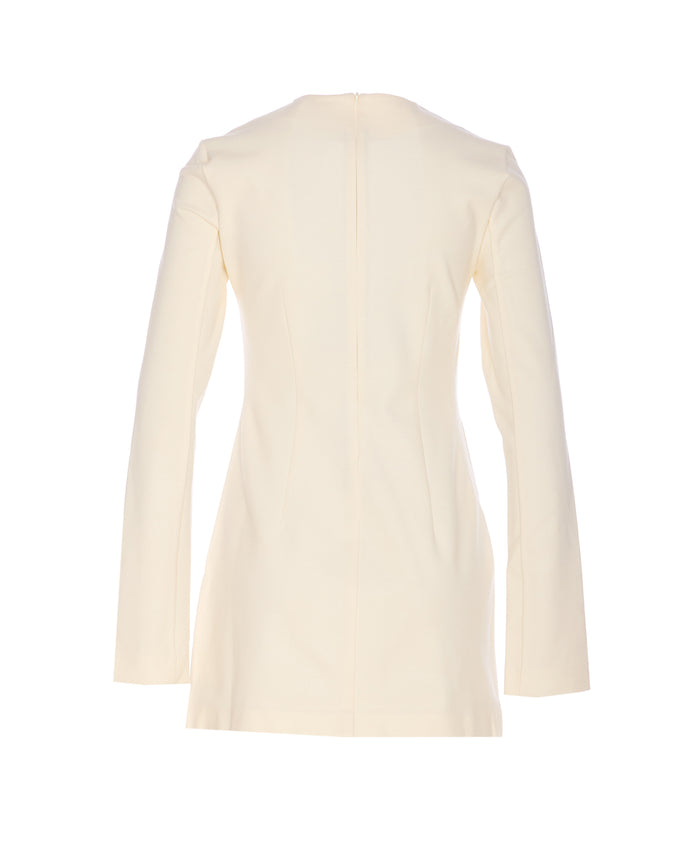Max Mara Dresses White Virgin Wool