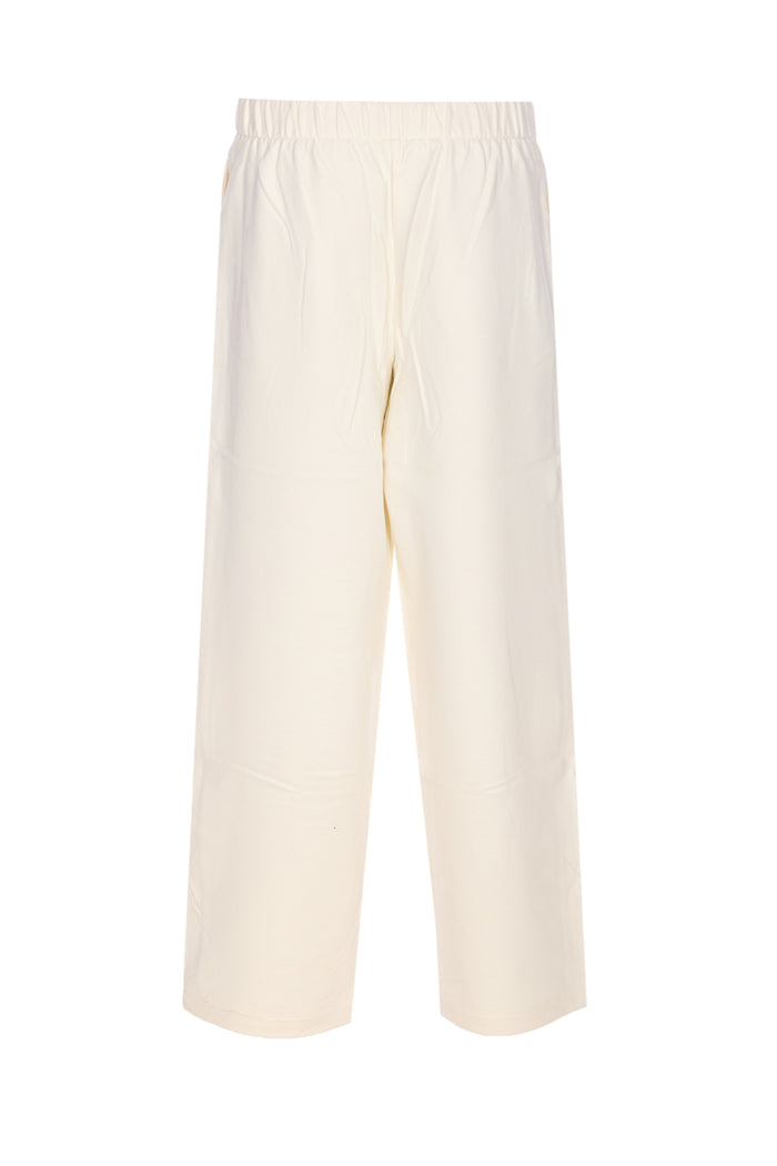 Max Mara Trousers White Silk