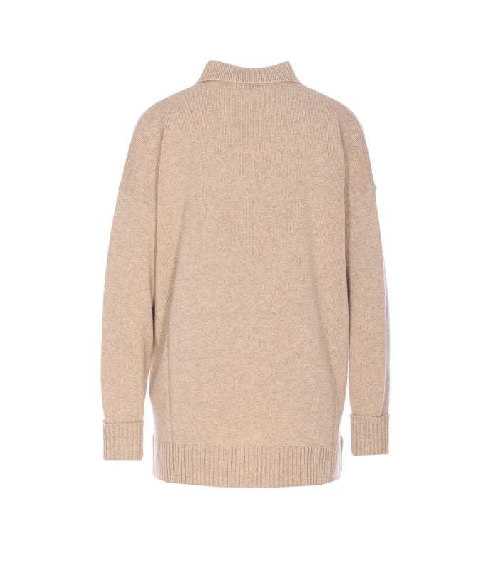 Max Mara Sweaters Beige Cashmere