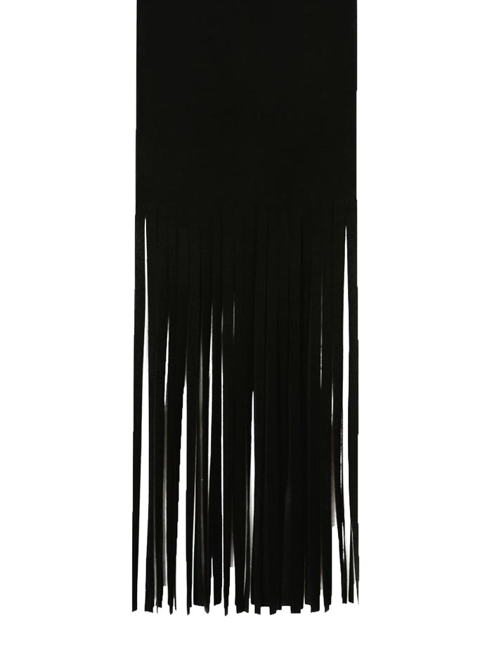 Sportmax Scarfs Black Virgin Wool