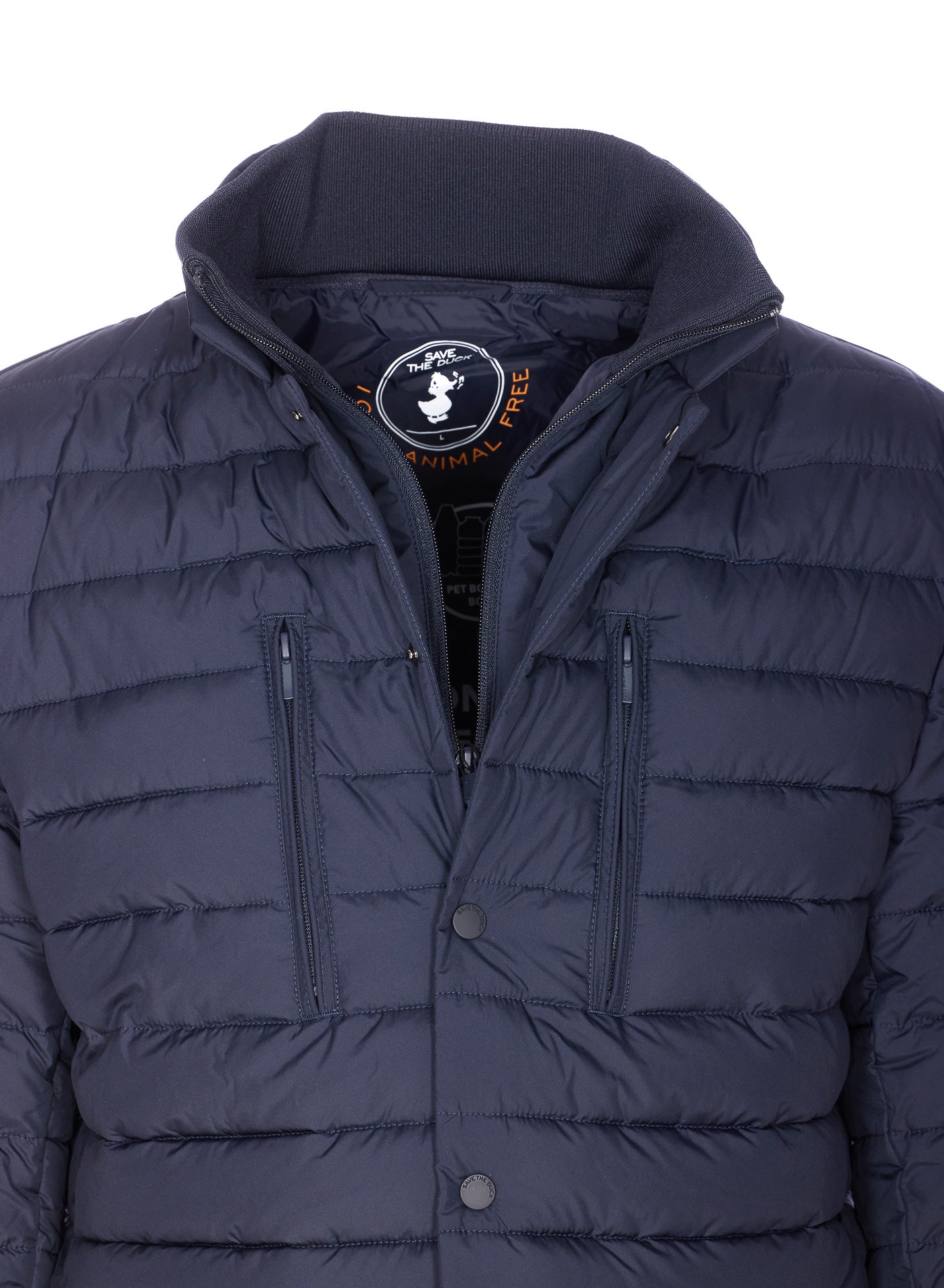 Save The Duck Coats Blue Polyester