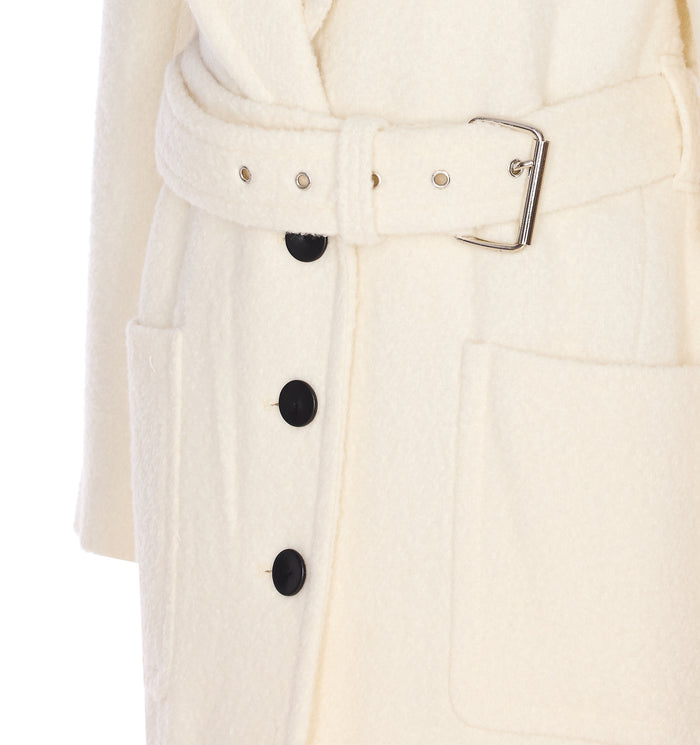 Pinko Coats White Polyester