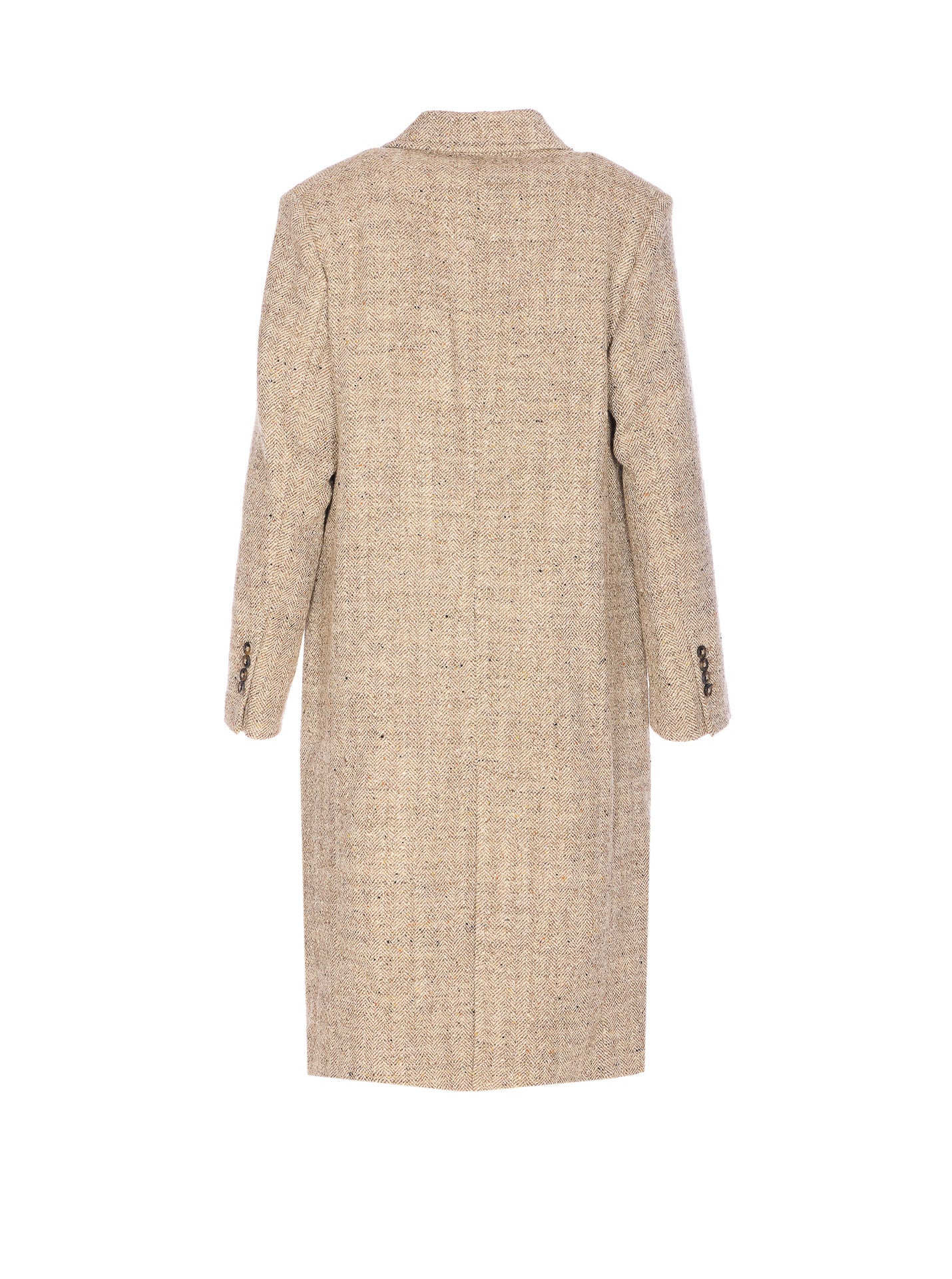 Circolo 1901 Coats Beige Virgn Wool