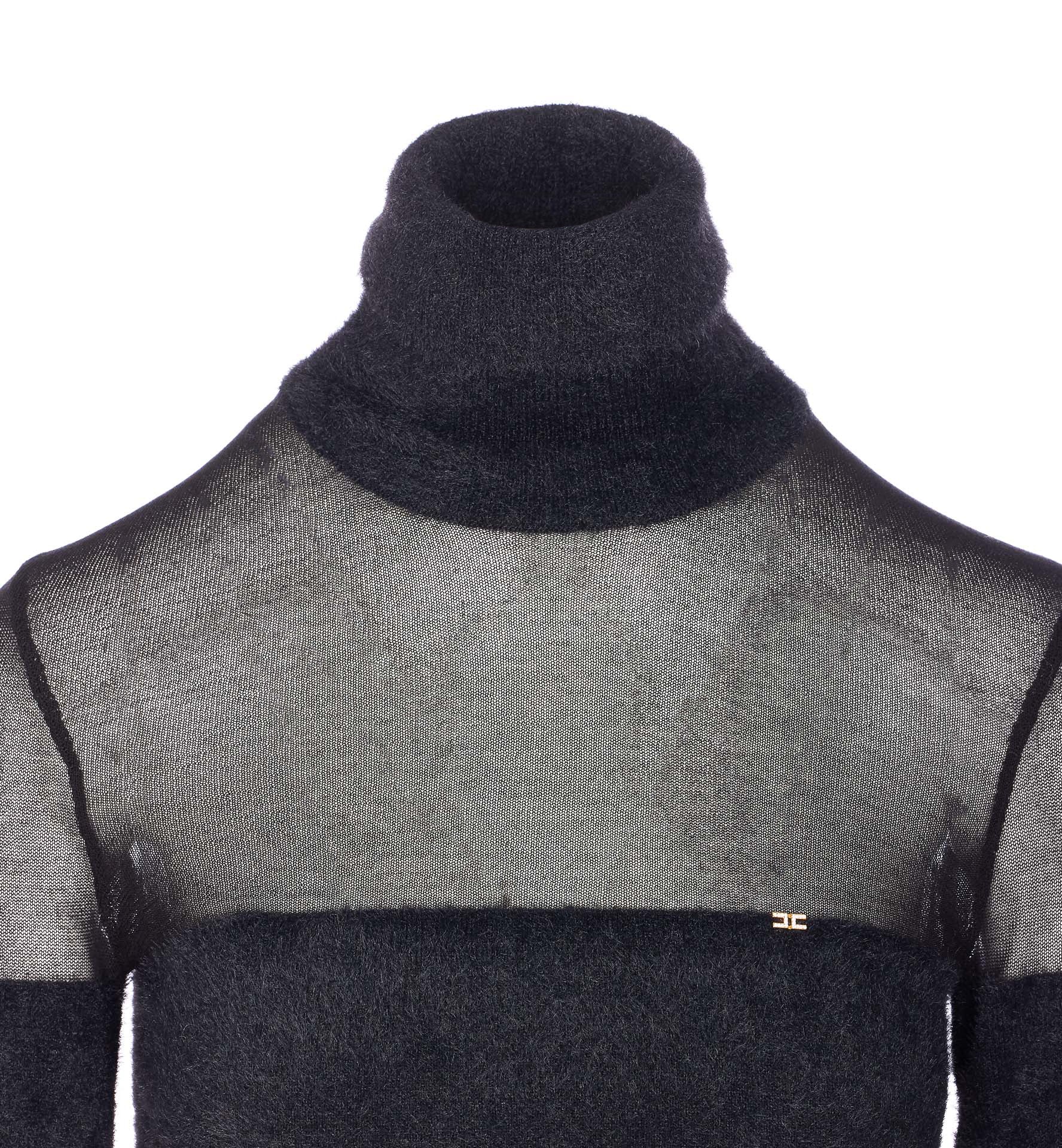 Elisabetta Franchi Sweaters Black Polyamide