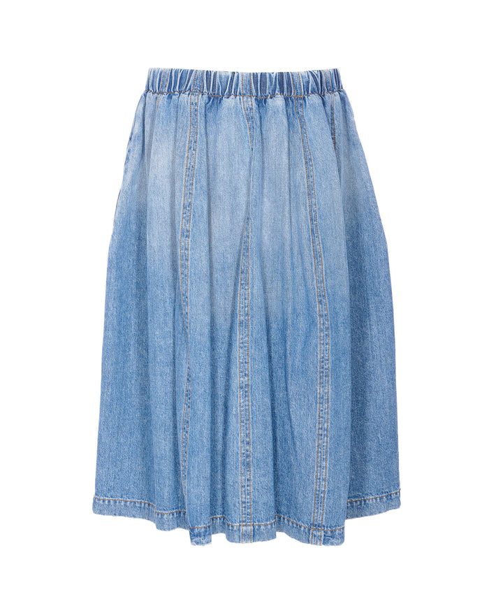 Marni Skirts Blue Cotton