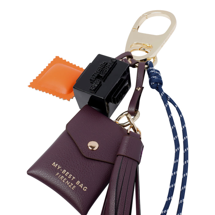 My Best Bag Firenze Keychains Black Polyurethane