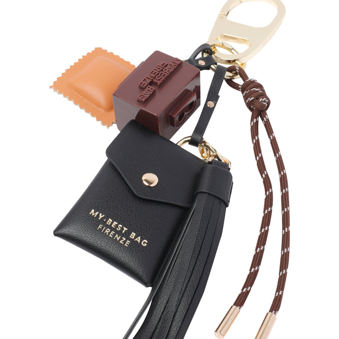 My Best Bag Firenze Keychains Brown Polyurethane