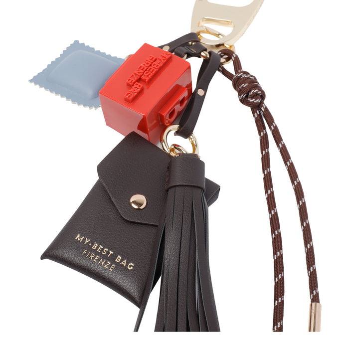 MY BEST BAG FIRENZE Keychains Red Polyurethane