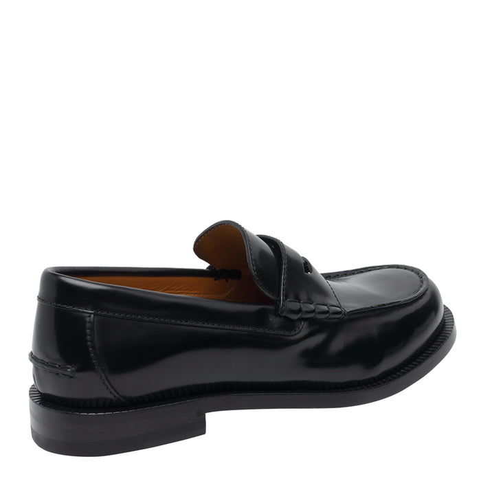 Gucci Flat shoes Black Calf Leather/leather Sole