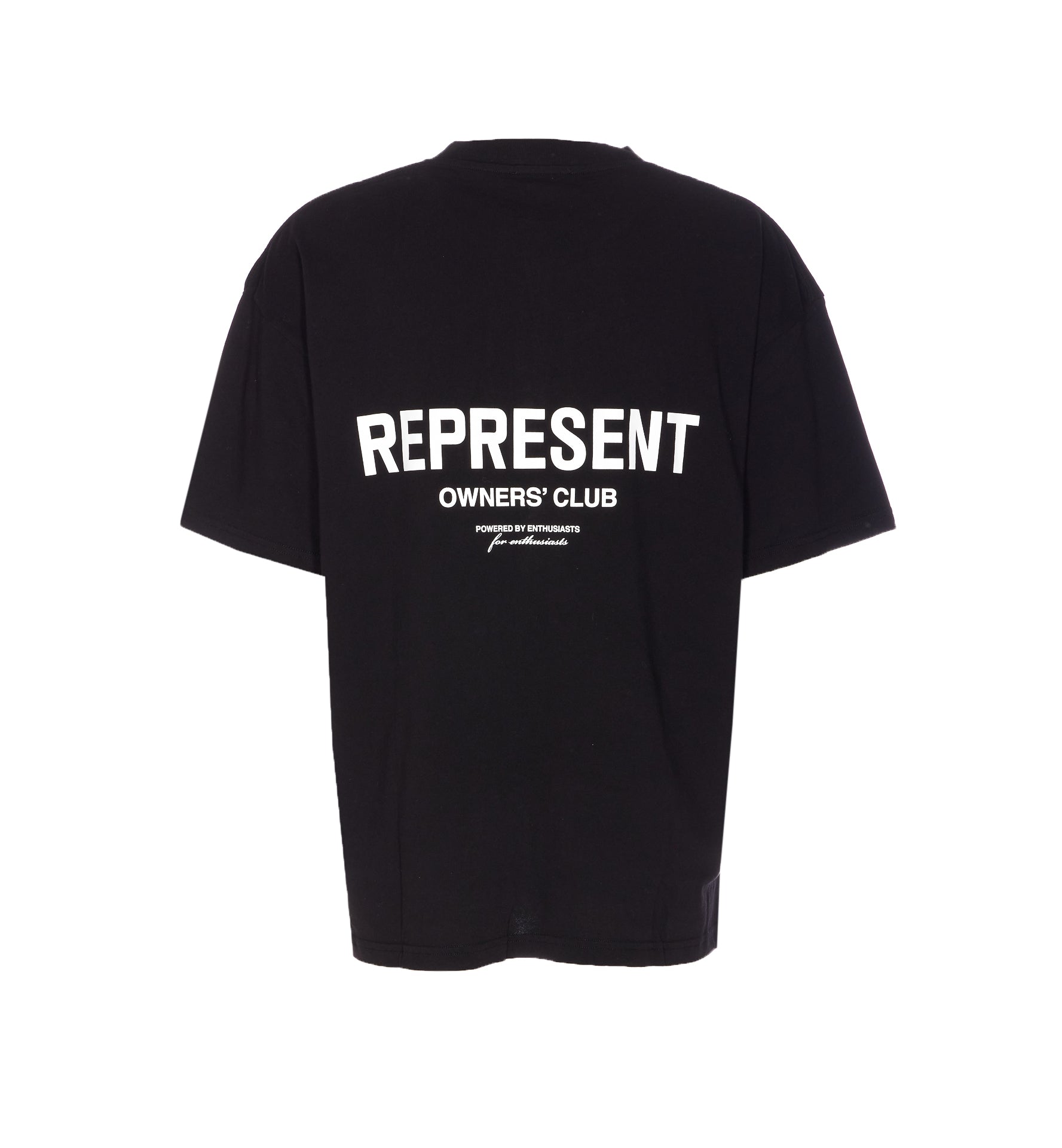 Represent T-shirts and Polos Black Cotton