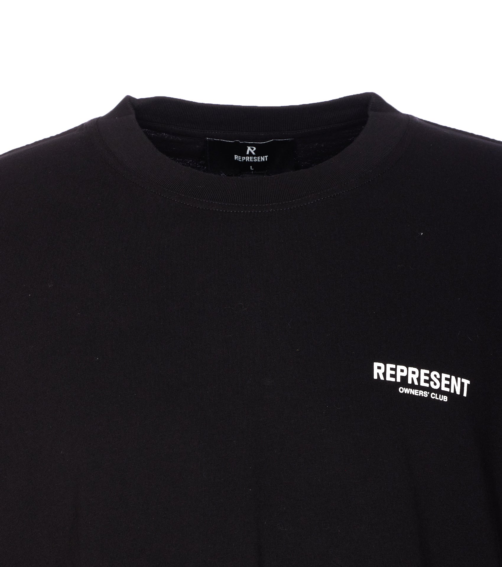 Represent T-shirts and Polos Black Cotton