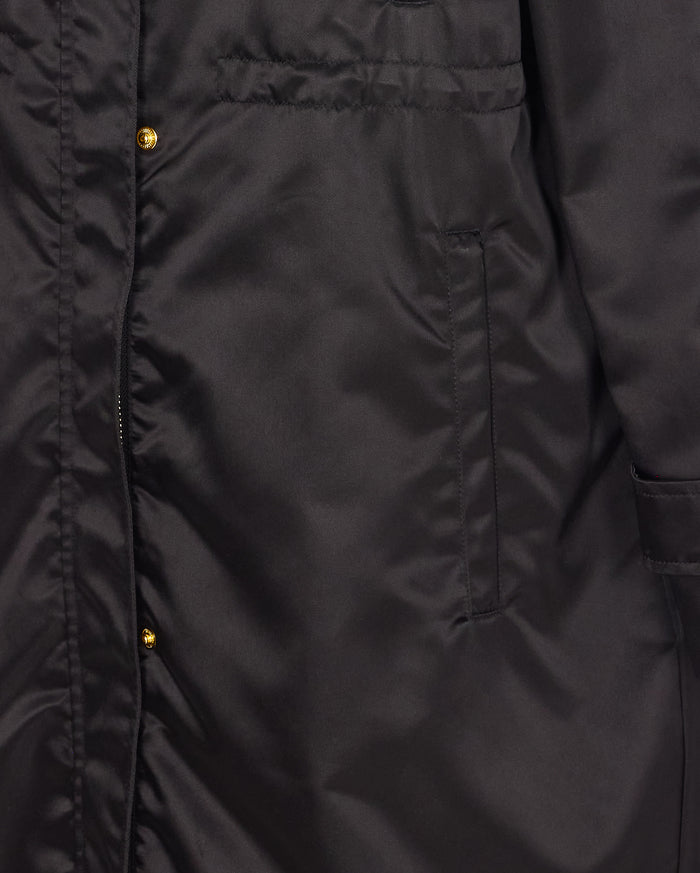 Pinko Coats Black Nylon