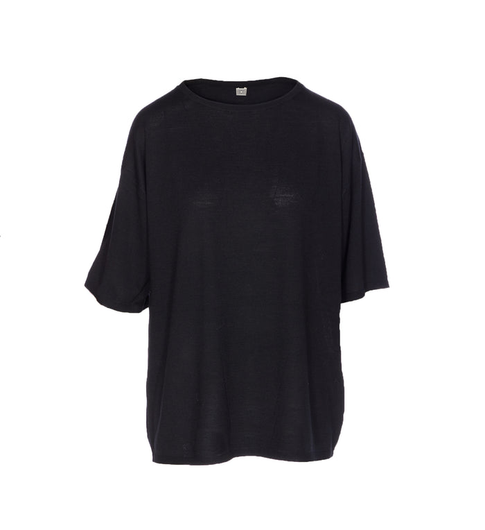 Toteme T-Shirts And Polos Black Wool