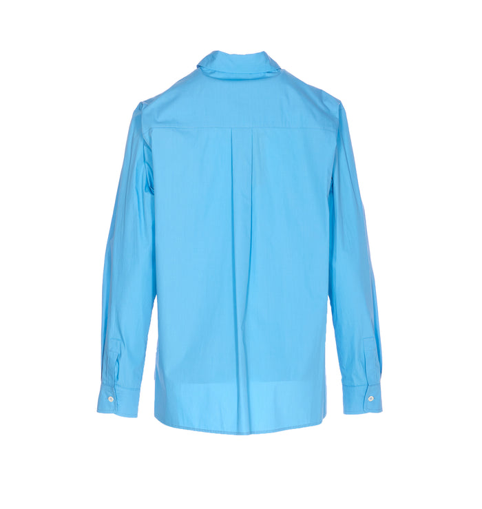 Pinko Shirts Blue Cotton