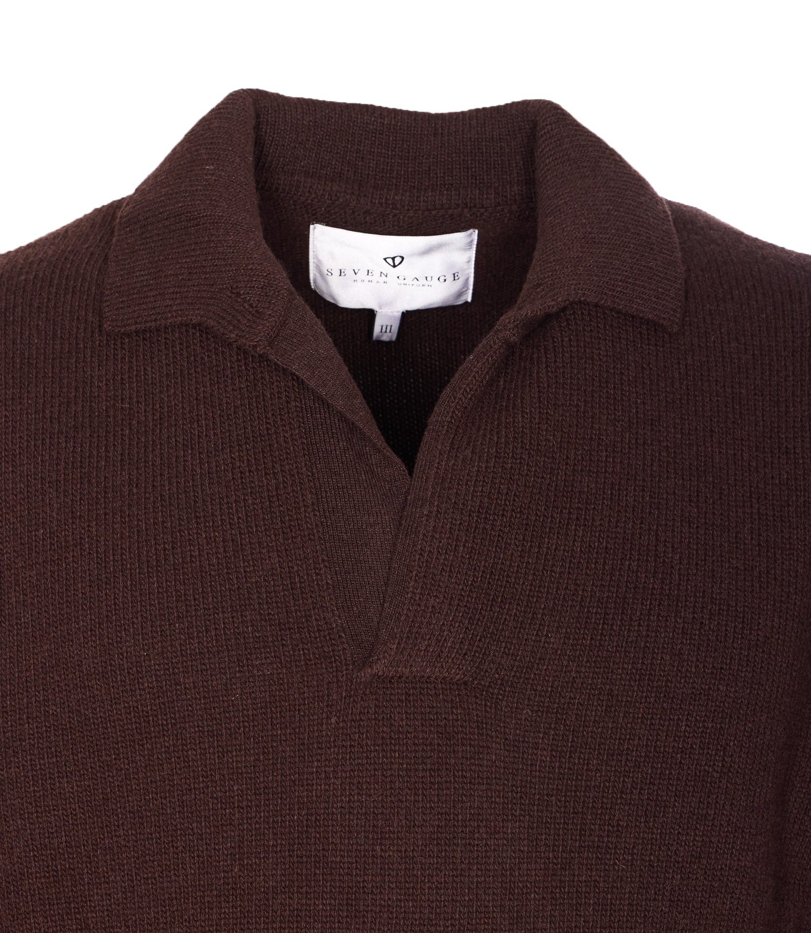 SEVEN GAUGE T-shirts and Polos Brown Wool