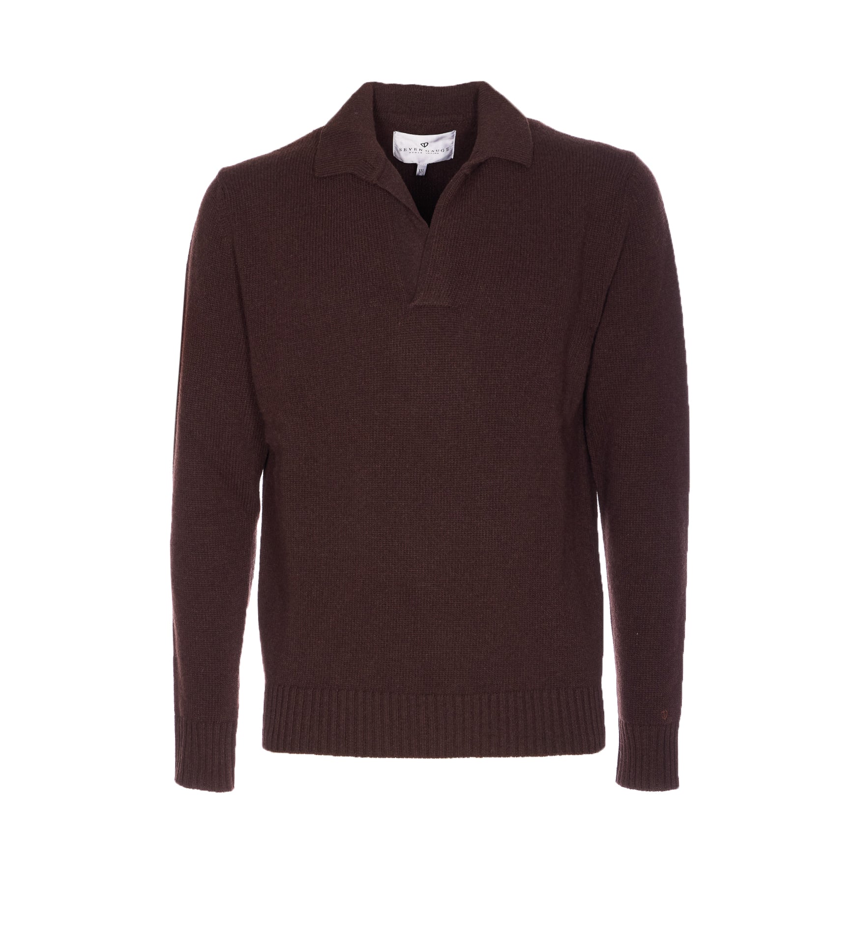 SEVEN GAUGE T-shirts and Polos Brown Wool