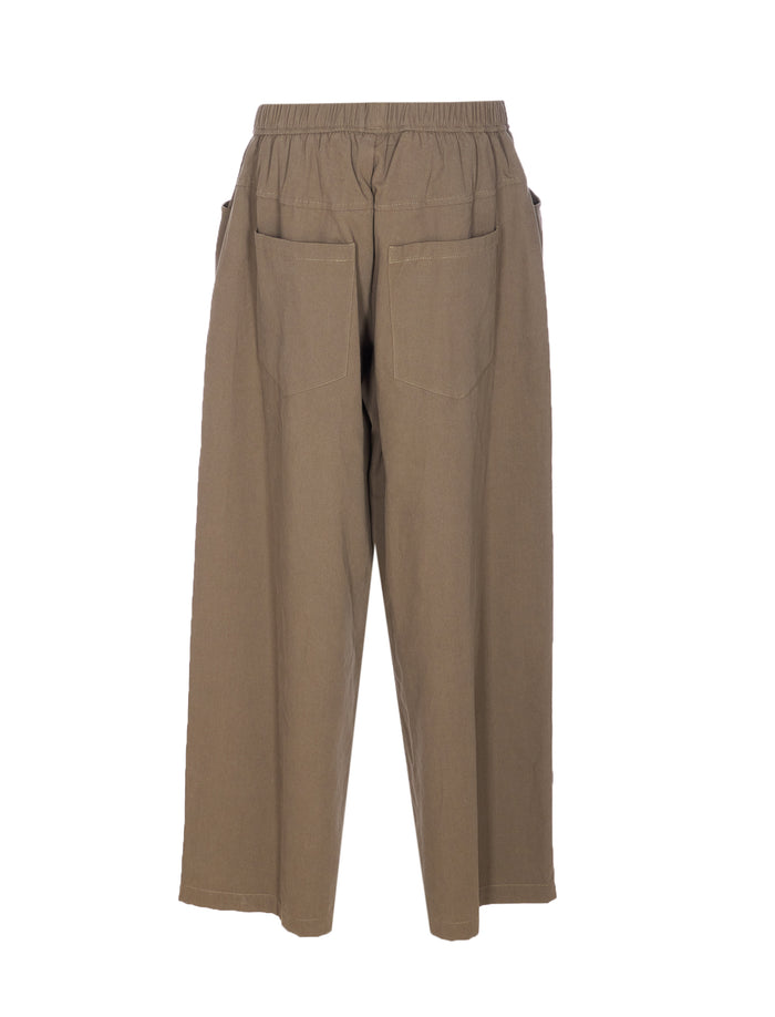 Eleh Trousers Green Cotton