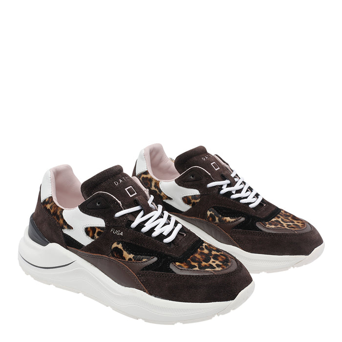 D.A.T.E. Sneakers Black Calf Leather/rubber Sole
