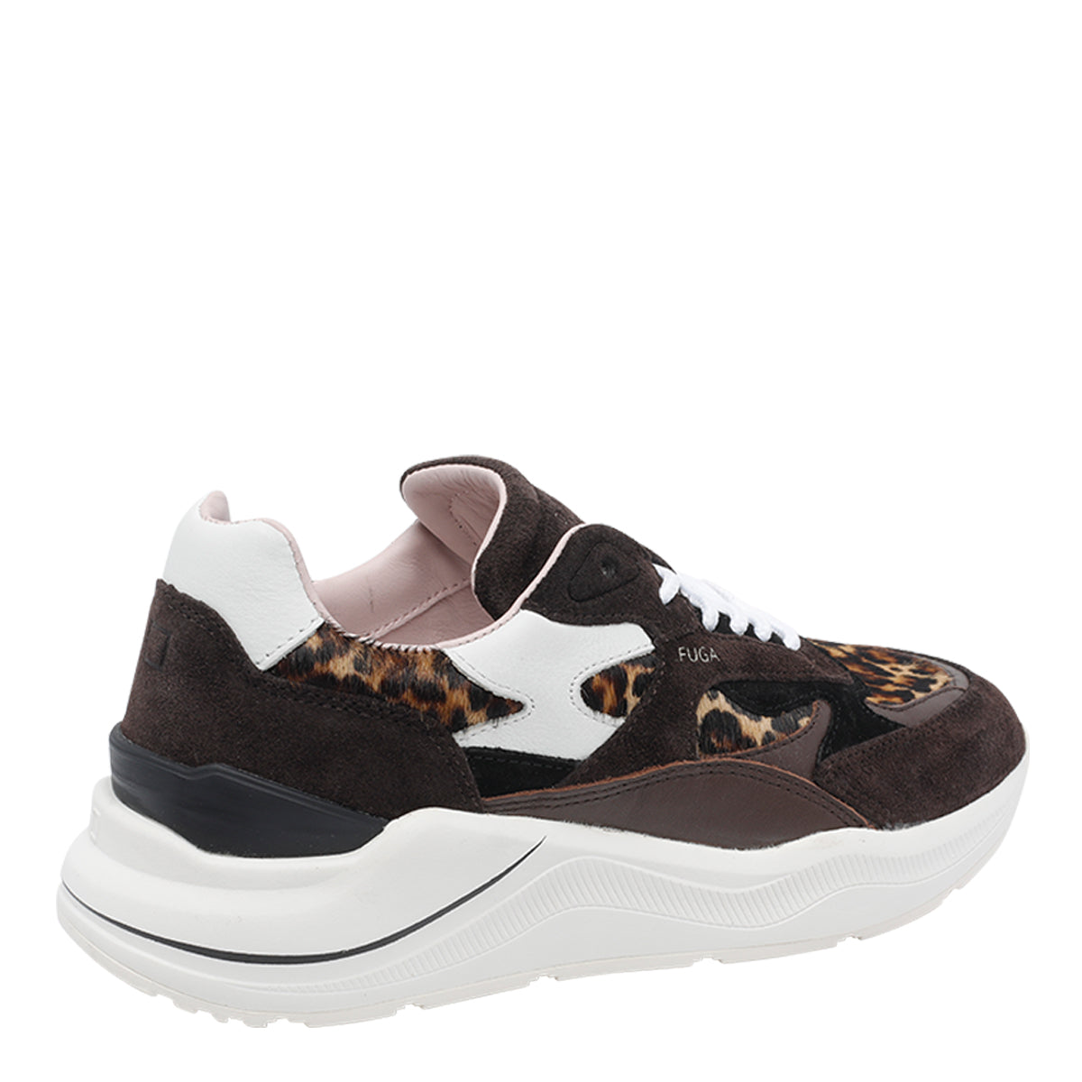 D.A.T.E. Sneakers Black Calf Leather/rubber Sole